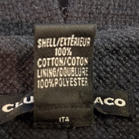 Club Monaco Front Zip & Front Back Pockets Skirt Size 6 Tweed Navy Blue - Picture 4 of 4